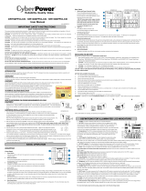 CyberPower OR1000PFCLCD User manual