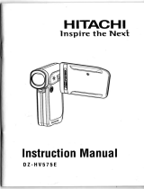 Hitachi DZ-HV575E User manual