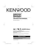 Kenwood DPX501 User manual