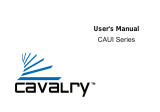 Cavalry CAUI37200 User manual