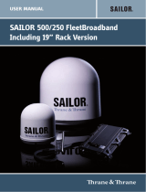 Sailor 250 FleetBroadband User manual
