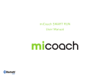 miCoach miCoach SMART RUN User manual