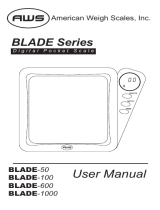 American Weigh Scales BLADE-50 User manual