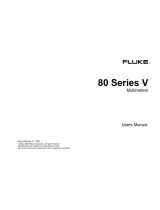 Fluke 80 Series V User manual