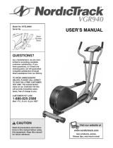 NordicTrack VGR940 NTEL08990 User manual