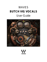 Waves Butch Vig Vocals Owner's manual
