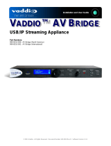 VADDIO AV Bridge User manual