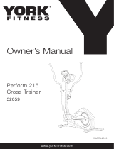 York Fitness Perform 215 Owner's manual