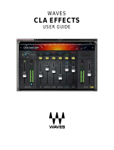 Waves CLA Effects Owner's manual