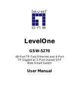 LevelOne GSW-5270 User manual