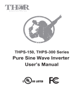 Thor THPS-300 Series User manual