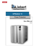 Liebert UPStation S User manual