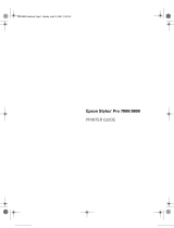 Epson Stylus Pro 7800 Professional Edition User guide