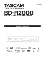Tascam BD-R2000 User manual