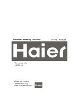 Haier HWM60-10 User manual