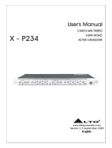 Alto X-P234 User manual
