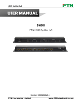 PTN SHD8 User manual