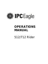 IPC Eagle 712 Rider Operating instructions