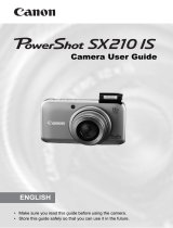 Canon PowerShot SX210 IS Owner's manual