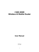 CNET CWR-935M User manual