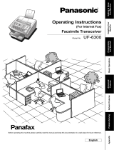 Panasonic UF6300 Operating instructions