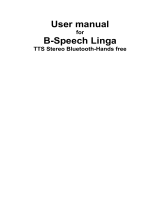 B-Speech Lingua User manual