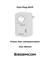 SAGEMCOM F@st Plug 501 P Duo User guide