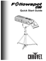 Chauvet Followspot 1200 Quick start guide