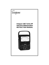 Simpson 260-8P User manual