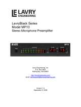 Lavry MP10 User manual