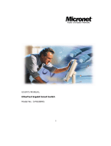 MicroNet SP6108WS User manual