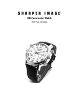 Sharper Image HD Camcorder Spy Watch Owner's manual