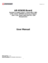 Acrosser Technology AR-B5630 Owner's manual