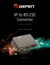 Gefen EXT-IP-2-RS2322 User manual