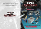 Pyle PLMCA40 Cycle Series User manual