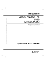 Mitsubishi Electric SV22(VIRTUAL MODE) Programming Manual