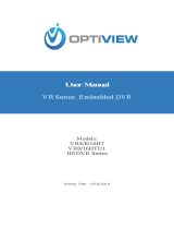 Optiview VR8HT User manual