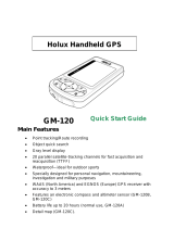 Holux GM-120 Quick start guide