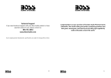 Boss Audio Systems P100F User manual