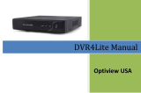 Optiview DVR4Lite User manual