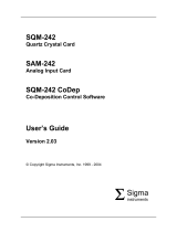 Sigma SAM-242 User manual