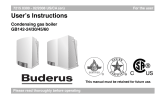 Buderus Logamax plus GB142-60 User Instructions