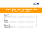 Epson TM-P80 Plus Series User guide