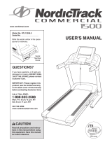NordicTrack Tl 2300 Pro Treadmill User manual
