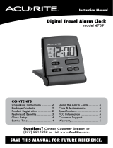 AcuRite Blue Alarm Clock Black Alarm Clock User Manual User manual