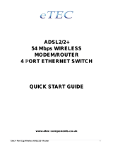 Etec PT-8411G Quick start guide
