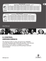 Behringer U-Control UMX610 User manual