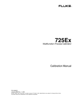 Fluke 725Ex Series Process Calibrator User manual