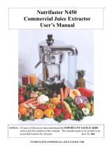 Nutrifaster N450 User manual