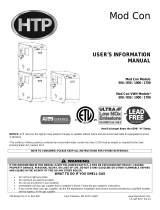 HTP Mod Con Volume Water Heater User manual